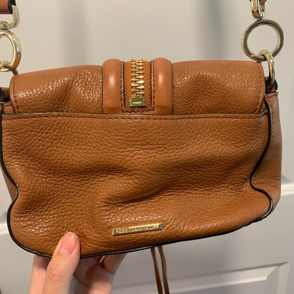Brown Leather Rebecca Minkoff Crossbody Purse - Picture 9 of 12